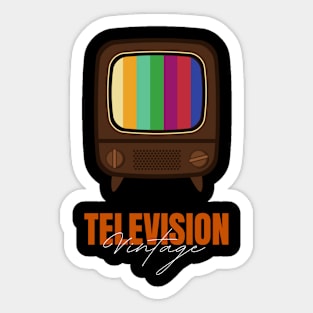 Retro television Sticker